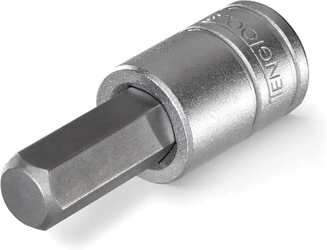 Teng Tools 3/8" Drive Bit Socket, Hex Bit, 10mm 