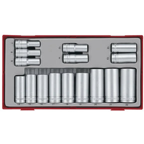 Teng Tools 3/8" Socket Set 12 pt (16 pcs)