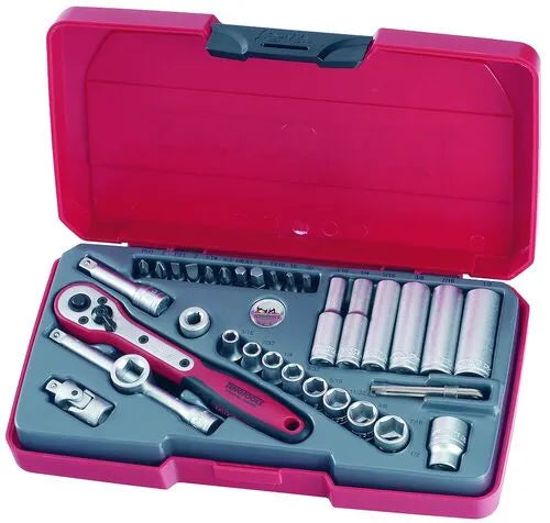 Teng Tool SOCKET SET 1/4 IN DRIVE