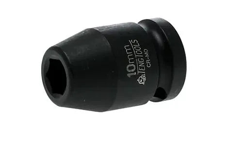 Teng Tools 10mm Impact Socket Hexagon 6-Point 1/2" Drive