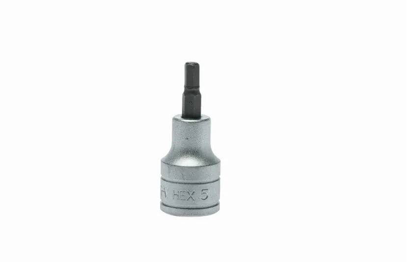 Teng Tools 1/2" Drive Bit Socket, Hex Bit, 5mm