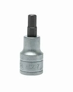 Teng Tools 1/2 in Drive Bit Socket, Hex Bit, 7mm