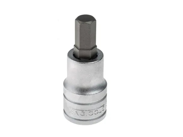 Teng Tools 1/2 in Drive Bit Socket, Hex Bit, 9mm 