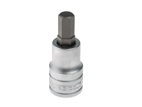 Teng Tools 1/2 in Drive Bit Socket, Hex Bit, 9mm 