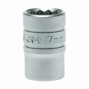 Teng Tools  1/2'' Drive Regular Metric Sockets - 17mm  (12 Point)
