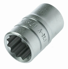 Teng Tools  1/2'' Drive Regular Metric Sockets - 17mm  (12 Point)