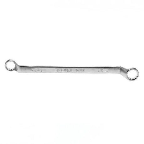 Teng Tools 18 x 19mm Double Ring Spanner with 75° Offset Curved Heads
