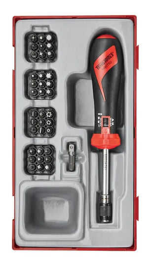 Teng Tools 38 Piece Torque Screwdriver Set TT1 - TTSD38 
