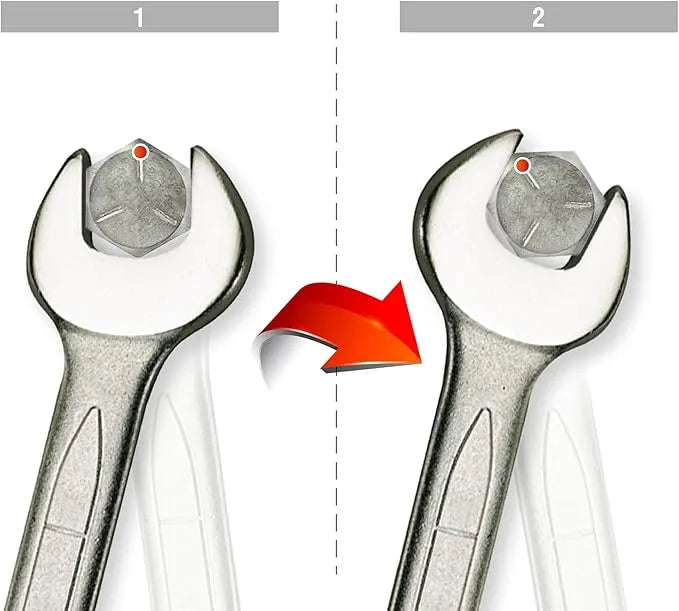 Teng Tools 600538 38 mm Combination Spanner - CrV Satin Finish