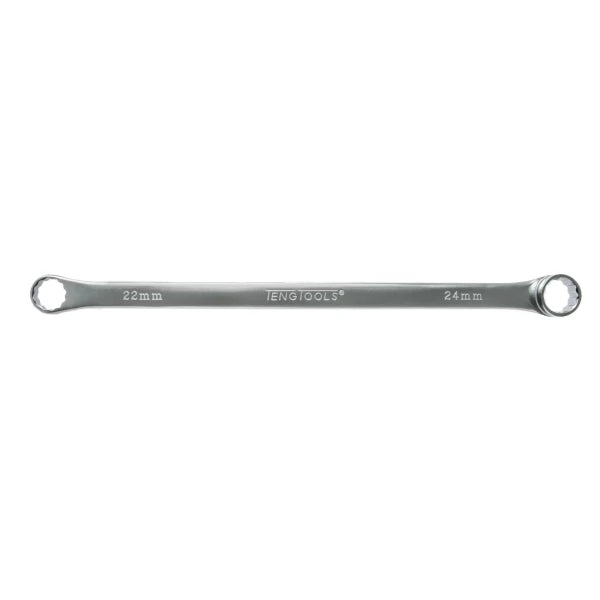 Teng Tools Long Double Ring Spanner Metric 22 x 24mm