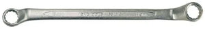 Teng Tools 632427 Double Ring Spanner 24 x 27mm - 75° Offset, Chrome Vanadium