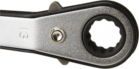 Teng Tools 681013 Rors Wrench 10x13mm - Reversible Ratcheting Ring Spanner, 25° Offset