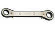 Teng Tools 681719 17 x 19mm Ratcheting Offset Ring Spanner - Reversible, 25° Offset, Chrome Vanadium