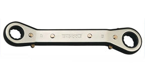 Teng Tools 681719 17 x 19mm Ratcheting Offset Ring Spanner - Reversible, 25° Offset, Chrome Vanadium