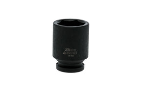 Teng Tools 920526-C 26mm 1/2" Drive 6-Point Regular Metric Impact Socket - Chrome Molybdenum
