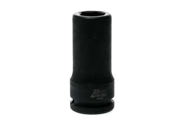 Teng Tools 3/4" Drive 6-Point Deep Impact Socket, 23mm