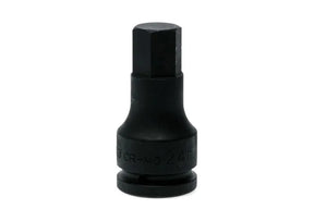 Teng Tools 941524-C 3/4" Drive Impact Hex Socket Bit - 24mm, Chrome Molybdenum with Locking Pin