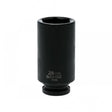 Teng Tools 920628N 28mm Deep Impact Socket - 1/2" Drive, 6-Point Hex, Chrome Molybdenum