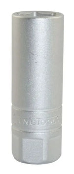 Teng Tools M120042-C 18mm 1/2″ Drive Spark Plug Socket | CrV Satin with Rubber Insert