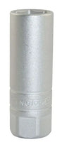 Teng Tools M120042-C 18mm 1/2″ Drive Spark Plug Socket | CrV Satin with Rubber Insert