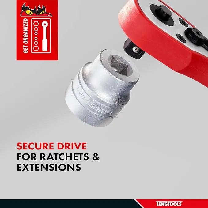 Teng Tools 30mm 1/2-inch 6-Point Hex Socket Regular Drive