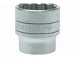 Teng Tools M120532-C 1/2" Drive Socket - 32mm, 12-Point Bi-Hex, Satin Finish