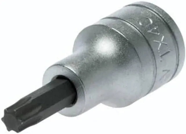 Teng Tools M121240T-C 1/2" TX40 Bit Socket with Clip – CrV S2 Steel