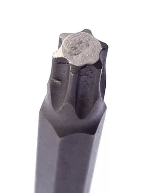 Teng Tools M122230T-C 1/2" Long TX Bit Socket - TX30, 100mm, Satin Finish