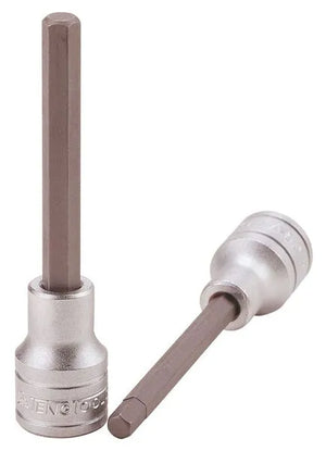 Teng Tools M122508‑C 8mm 1/2" Long Hex Bit Socket - Metric CrV S2 Steel