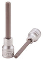 Teng Tools M122508‑C 8mm 1/2" Long Hex Bit Socket - Metric CrV S2 Steel