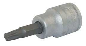 Teng Tools M381210T-C 3/8" TX Bit Socket - TX10, 49.5mm, Satin Finish