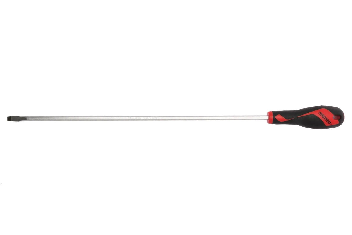 Teng Tools MD932N2 6.5MM Flat Screwdriver with Ergonomic Handle – Chrome Vanadium, Flared Tip
