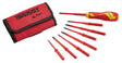 Teng Tools MDV909N Insulated Interchangeable Blade Screwdriver Set - 9 Piece 1000V Wallet Kit