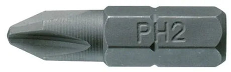 Teng Tools PH2500303 PH3 Bits 25 mm - 1/4" Hex Drive, Pack of 3