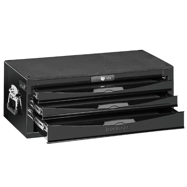 Teng Tools 26" Pro Middle Box 3 Black Drawers 