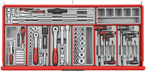 Teng Tools TCMM622N 37" Pro Cabinet TT Tool Kit - 622 Pieces, Red
