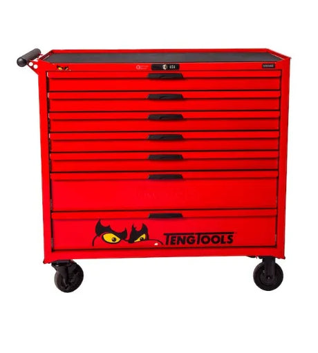 Teng Tools TCMM622N 37" Pro Cabinet TT Tool Kit - 622 Pieces, Red