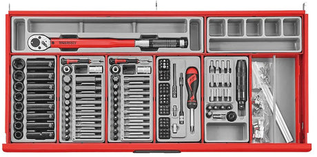 Teng Tools TCMM622N 37" Pro Cabinet TT Tool Kit - 622 Pieces, Red