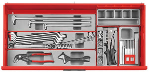 Teng Tools TCMM622N 37" Pro Cabinet TT Tool Kit - 622 Pieces, Red