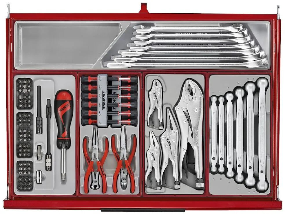 Teng Tools TKS26R753T 26" PRO35™ Stack Tool Kit 753 Pieces - Heavy-Duty 3-Tier Tool Storage for Automotive & Mechanical Professionals
