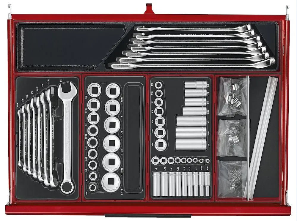 Teng Tools TKS26R753T 26" PRO35™ Stack Tool Kit 753 Pieces - Heavy-Duty 3-Tier Tool Storage for Automotive & Mechanical Professionals