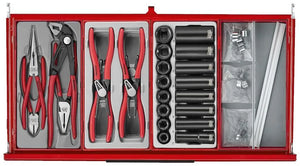 Teng Tools TKS26R753T 26" PRO35™ Stack Tool Kit 753 Pieces - Heavy-Duty 3-Tier Tool Storage for Automotive & Mechanical Professionals