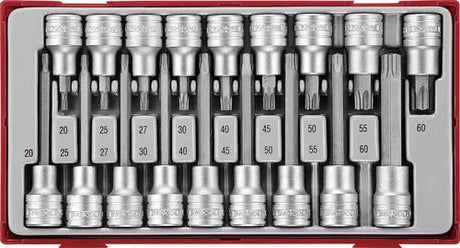 TengTool 1/2" Bit socket set 18 piece