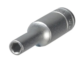 Teng Tools Deep Hexagon Socket 6 Point Regular 1/4" Drive 5mm