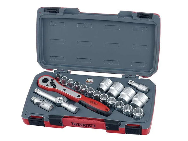 Teng Tools Socket Set 1/2'' 21 Piece