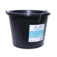 Tomahawk 3 Gallon (14L) Black Bucket - Durable Plastic Bucket with Metal Handle