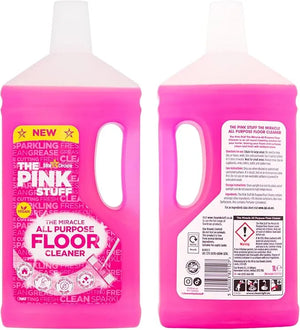 The Pink Stuff Miracle All Purpose Floor Cleaner - 1 Litre, Tough on Stains, Gentle on Floors