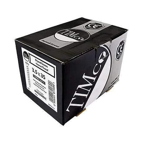 TIMCO Drywall Screws - Coarse Thread, Bugle Head, Black Phosphate (3.5mm x 45mm) - 1 Pack