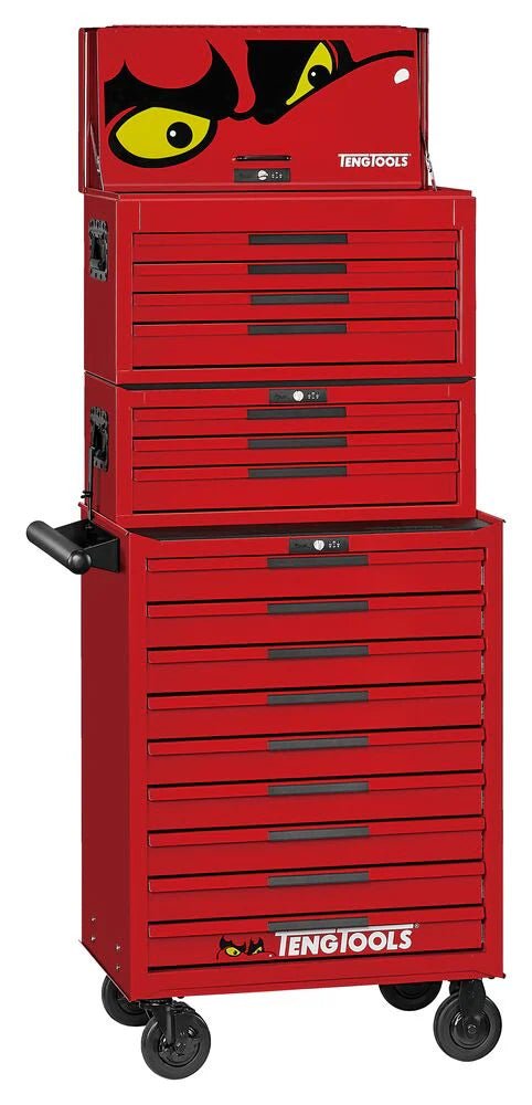 Teng Tools 26" PRO35 Mega Master tool kit 1033 pieces red