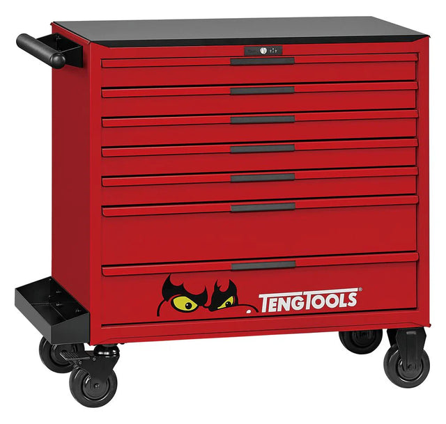 Teng Tools 37" PRO35 Roller Cabinet Tool Kit 595 Pieces Red